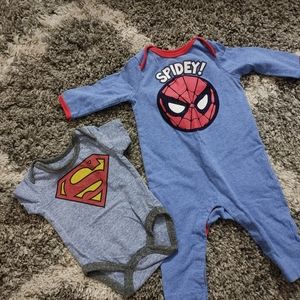 Baby Boy Superhero set